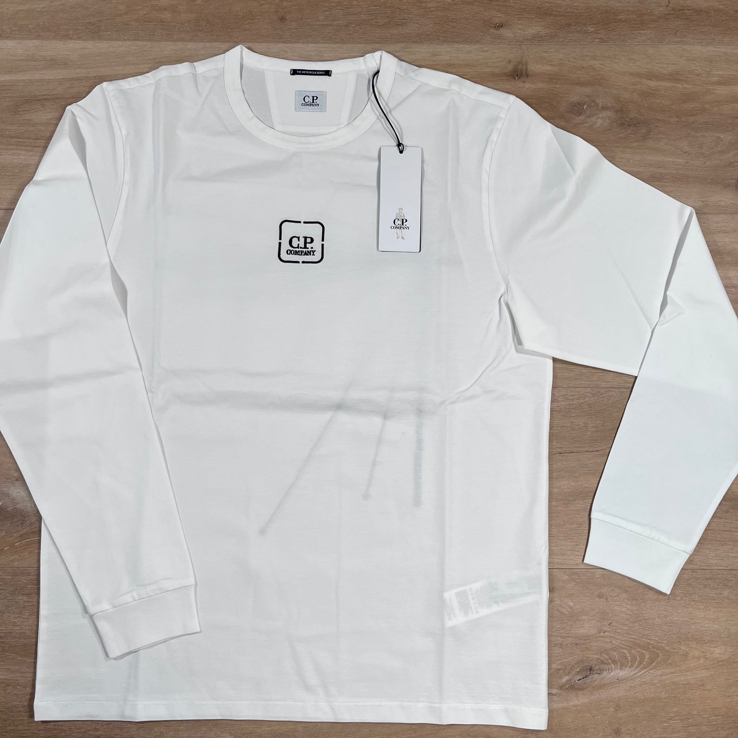 C.P. Company Metropolis Long Sleeved T-Shirt in White