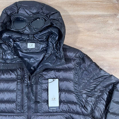 C.P. Company D.D. Shell Goggle Down Jacket in Black