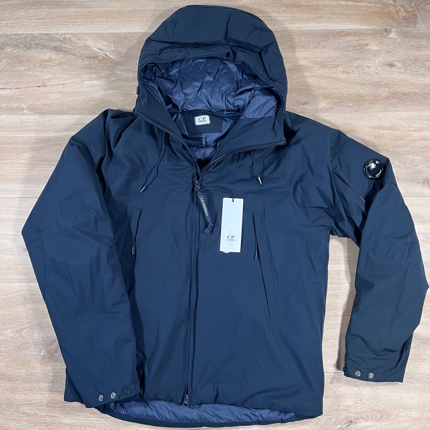 C.P. Company Pro-Tek Padded Lens Jacket in Navy