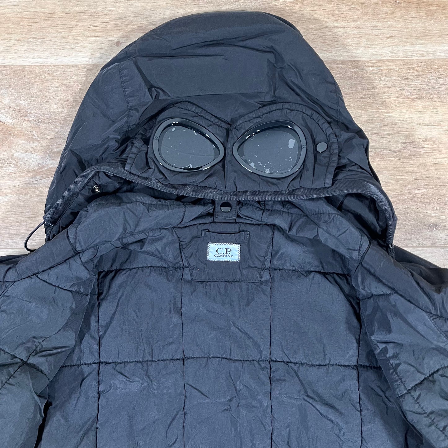 C.P. Company Chrome-R Goggle Jacket in Black