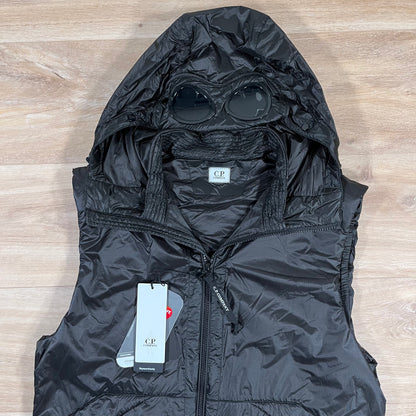 C.P. Company Nada Shell Goggle Padded Gilet in Black