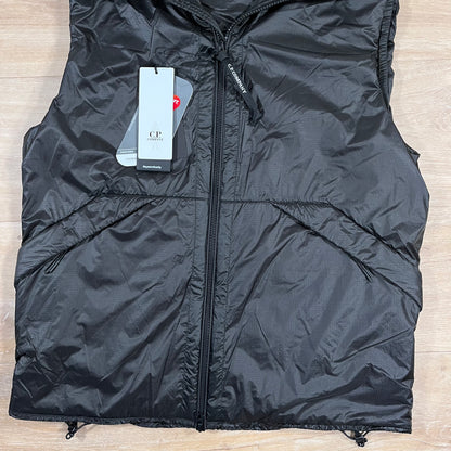 C.P. Company Nada Shell Goggle Padded Gilet in Black