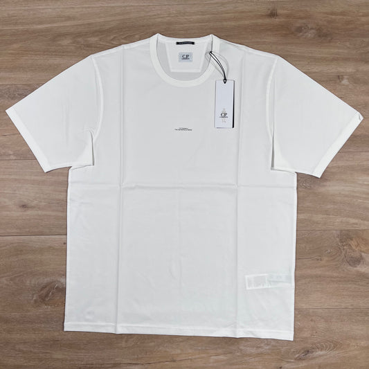 C.P. Company Metropolis Series Mercerized Small Logo T-Shirt in White