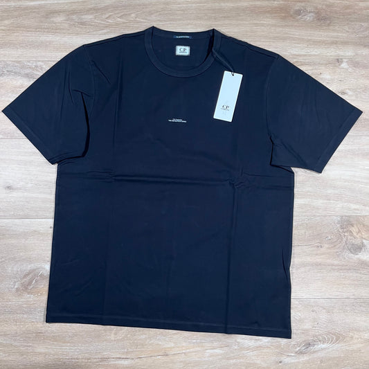 C.P. Company Metropolis Series Mercerized Small Logo T-Shirt in Black