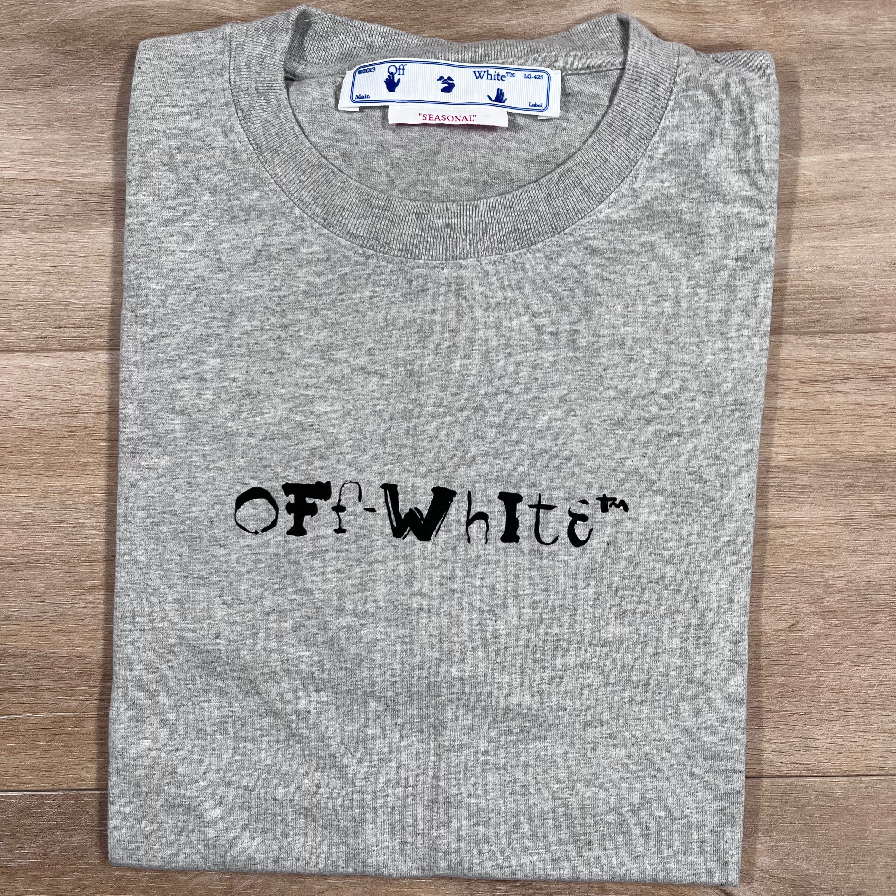Off-White Faces T-Shirt in Grey