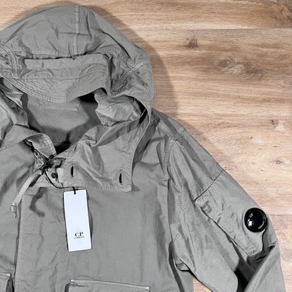 C.P. Company Twill Short Lens Jacket in Fungi Grey