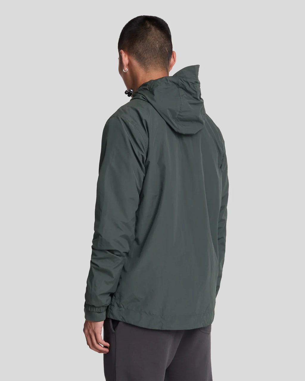 Lyle & Scott Water Resistant Hooded Jacket in Gunmetal