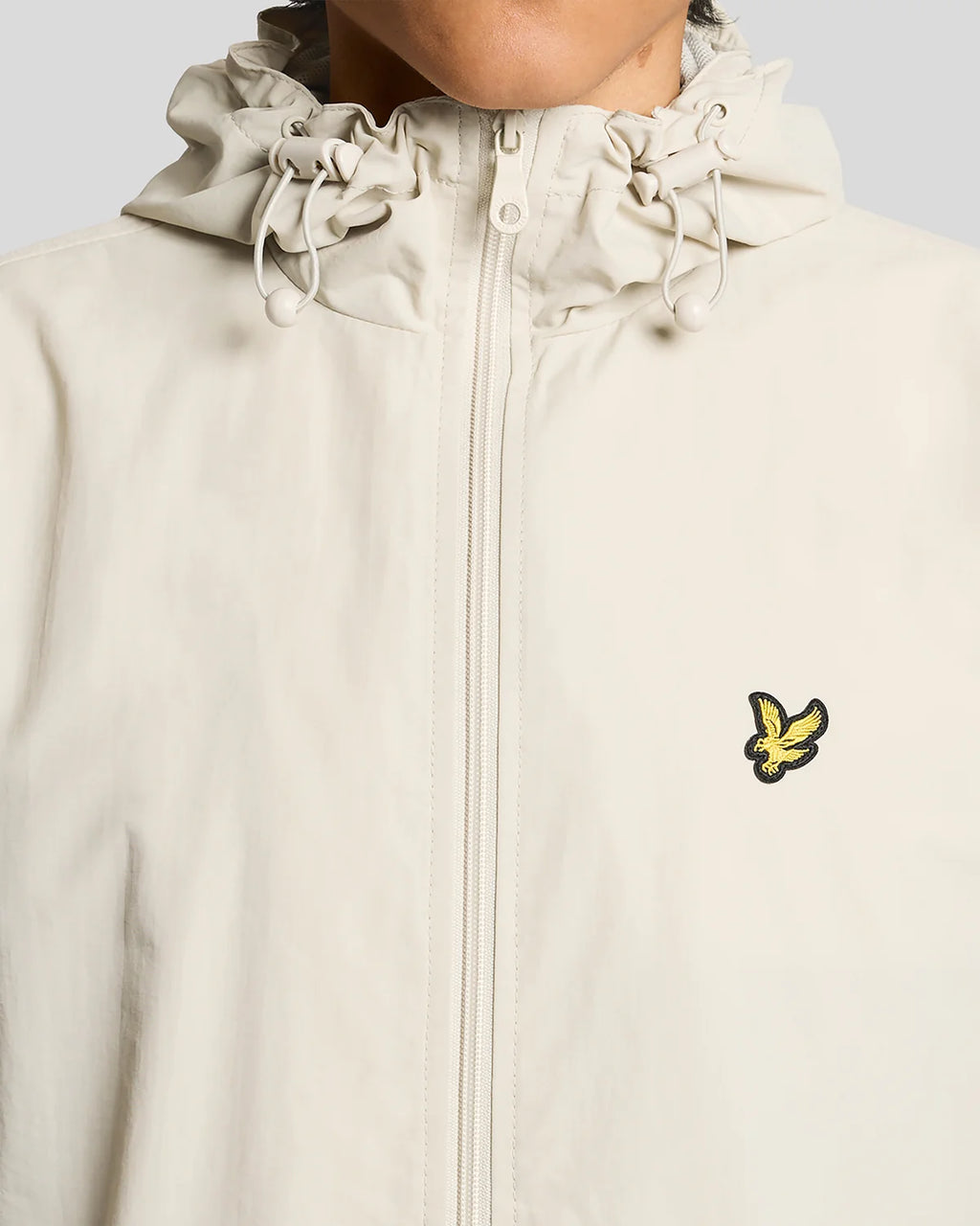Lyle & Scott Water Resistant Hooded Jacket in Cove