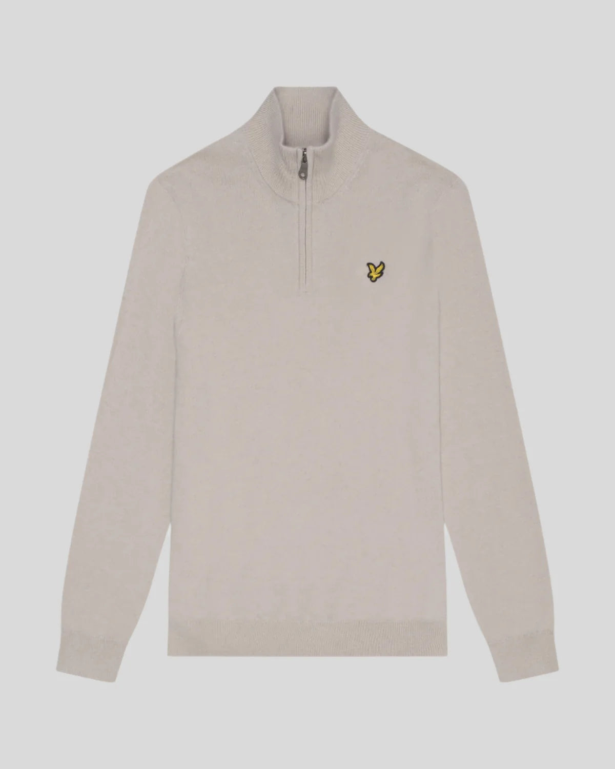 Lyle & Scott Cotton Merino 1/4 Zip Jumper in Cove