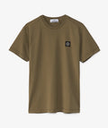 Stone Island Compass Patch T-Shirt in Military Green