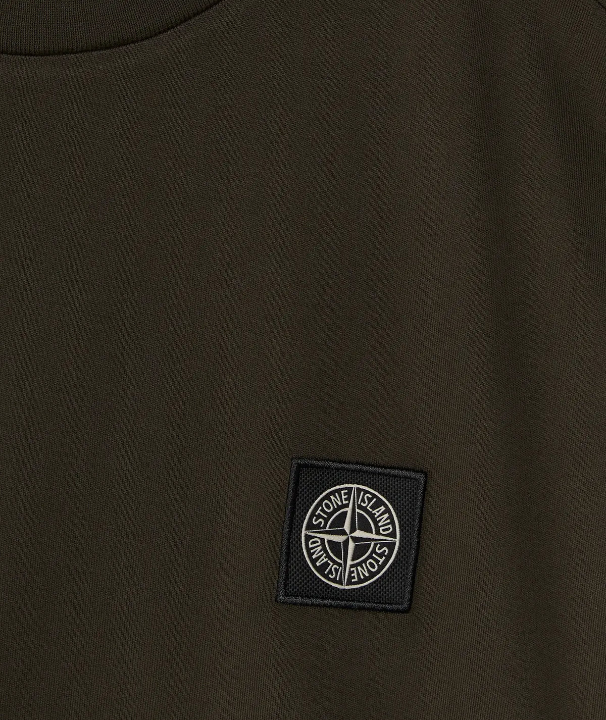 Stone Island Compass Patch T-Shirt in Coal Grey
