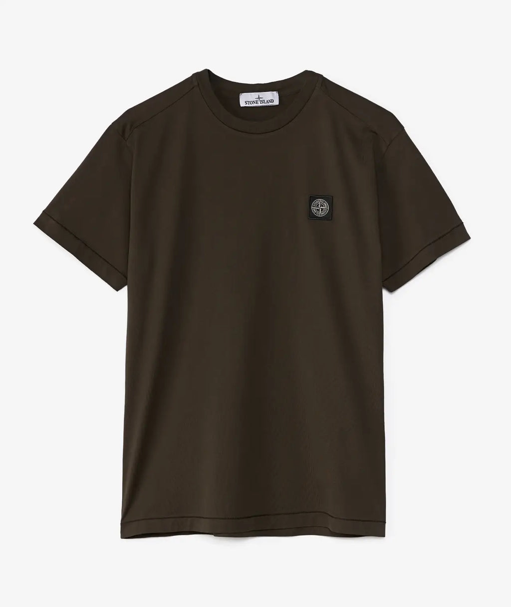 Stone Island Compass Patch T-Shirt in Coal Grey
