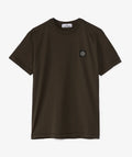 Stone Island Compass Patch T-Shirt in Coal Grey