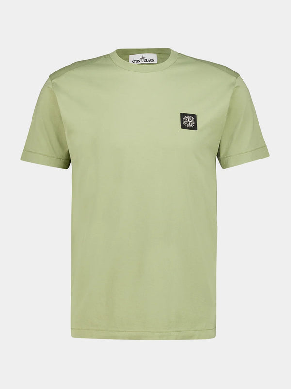 Stone Island Compass Patch T-Shirt in Laurel Green