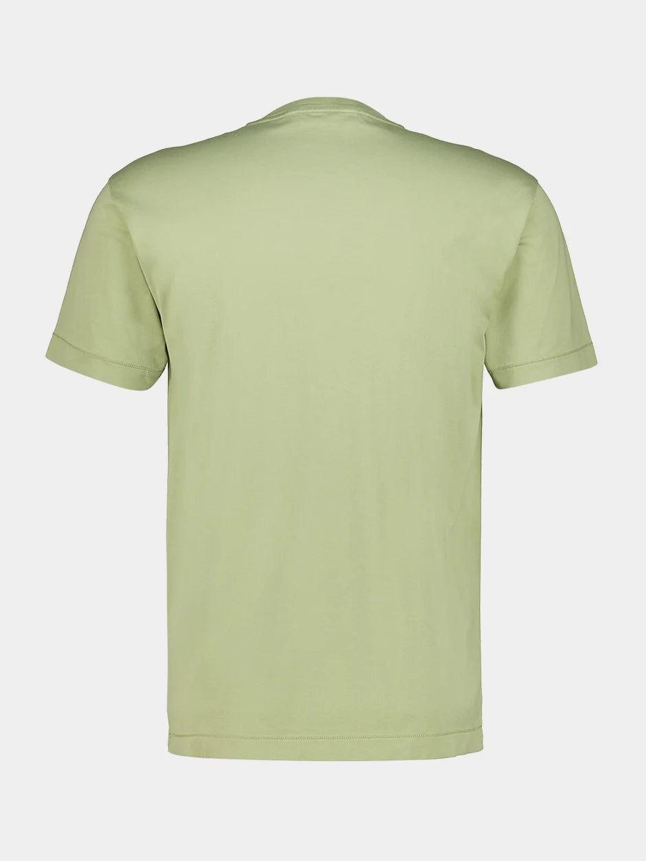 Stone Island Compass Patch T-Shirt in Laurel Green