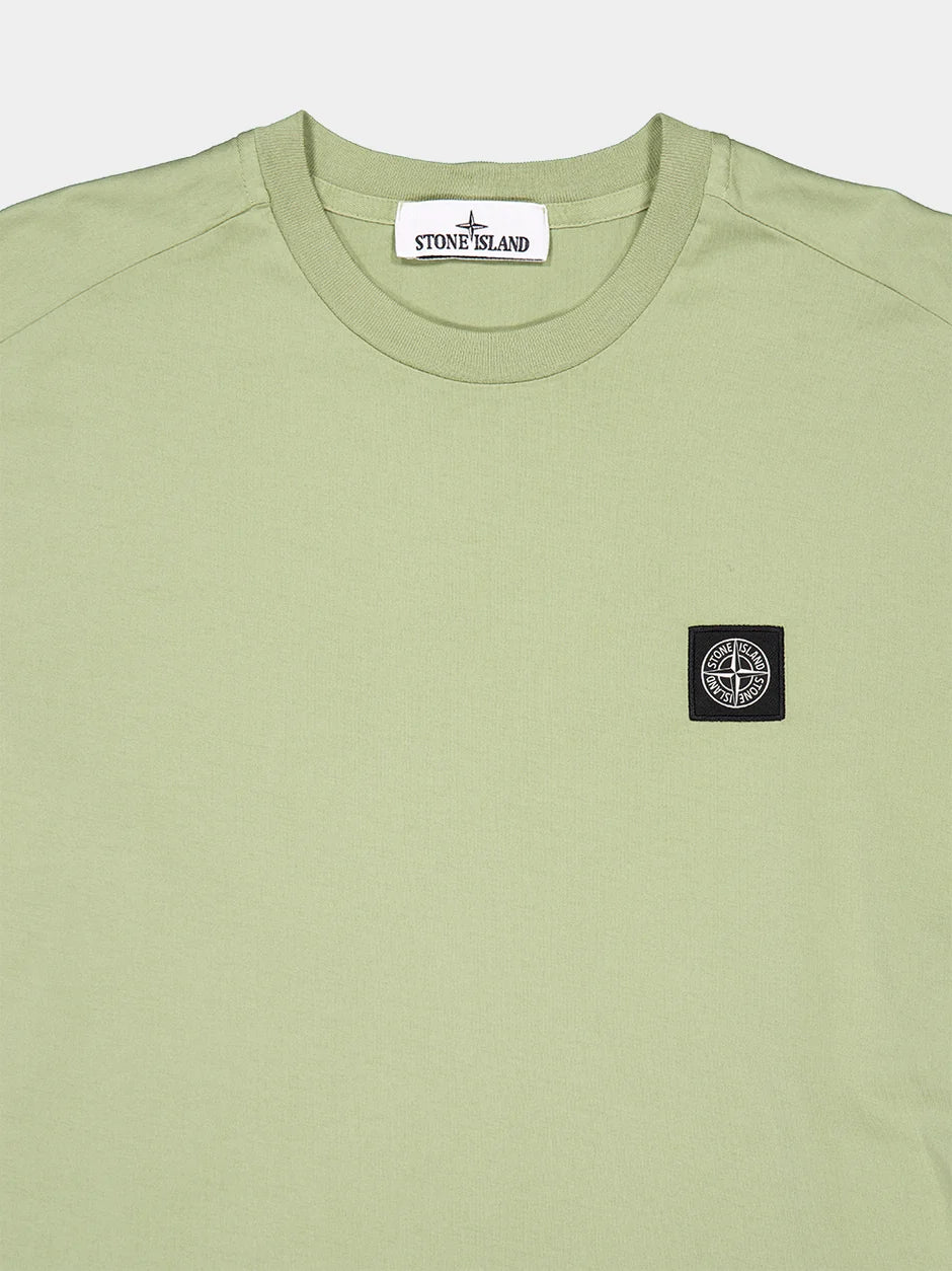 Stone Island Compass Patch T-Shirt in Laurel Green