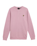 Lyle & Scott Cotton Crewneck Sweatshirt in Pink Light