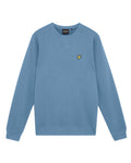 Lyle & Scott Cotton Crewneck Sweatshirt in Ocean Sky