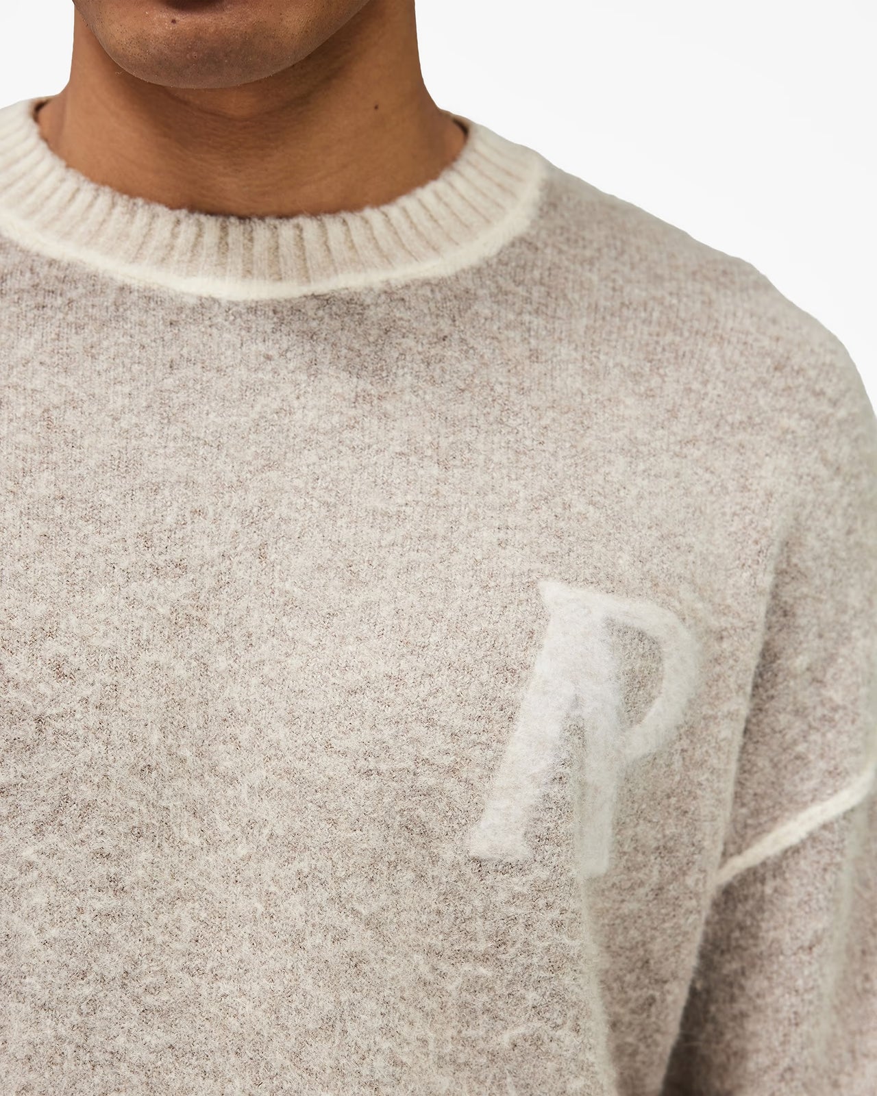 Represent Laurel Knit Sweater in Latte