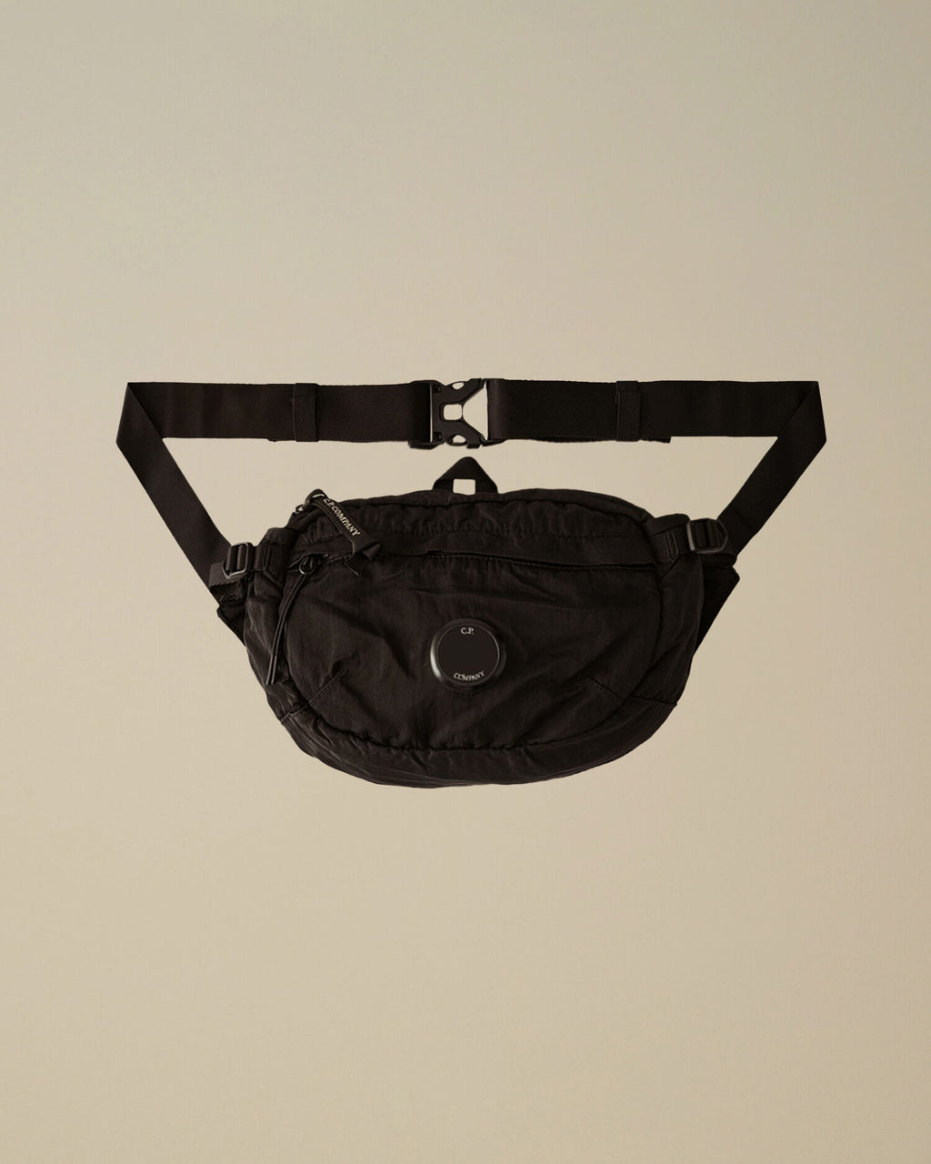 C.P. Company Nylon B Lens Waist Bag in Black