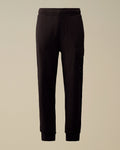 C.P. Company Diagonal Raised Fleece Lens Sweatpants in Navy