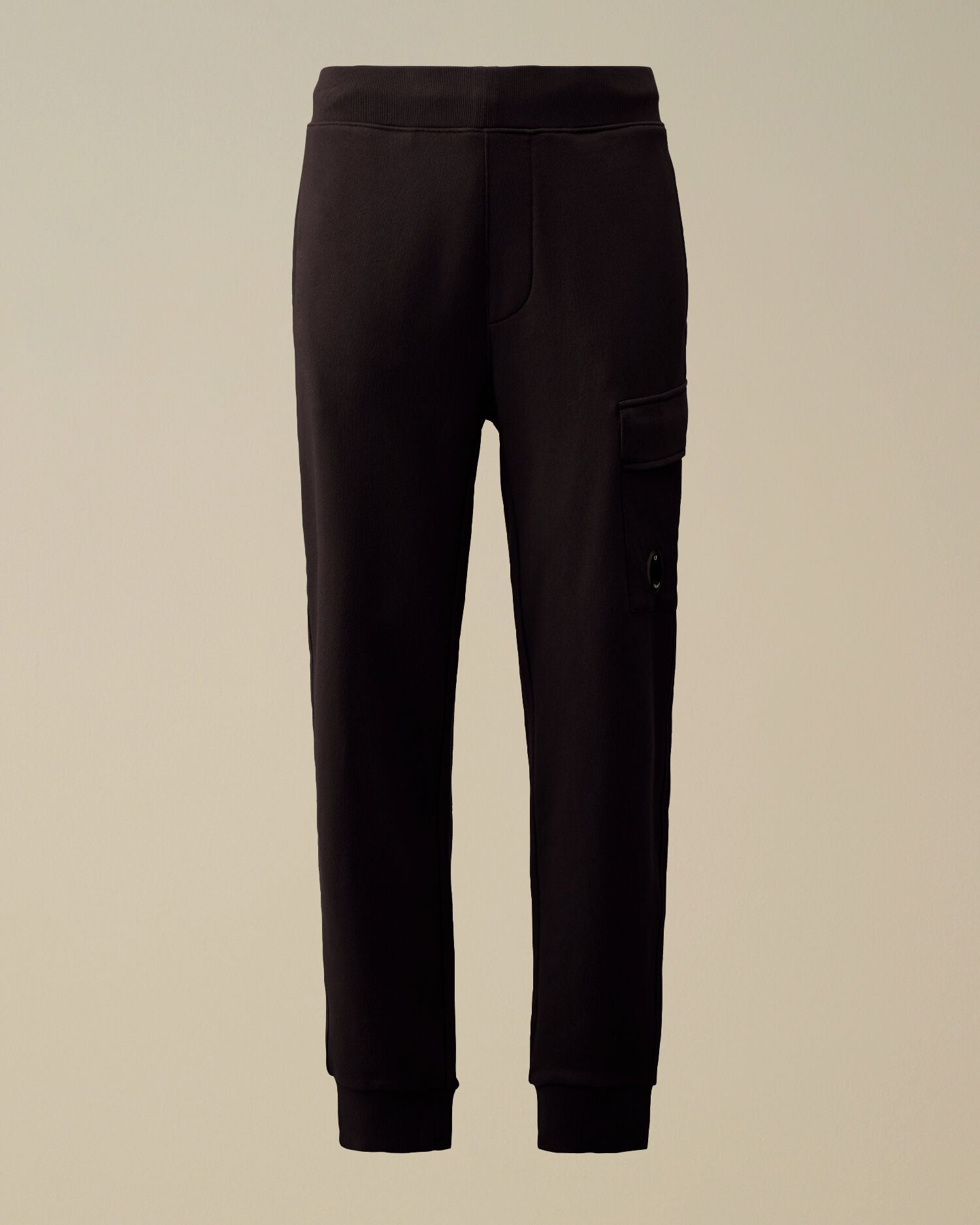 C.P. Company Diagonal Raised Fleece Lens Sweatpants in Navy