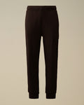 C.P. Company Diagonal Raised Fleece Lens Sweatpants in Black