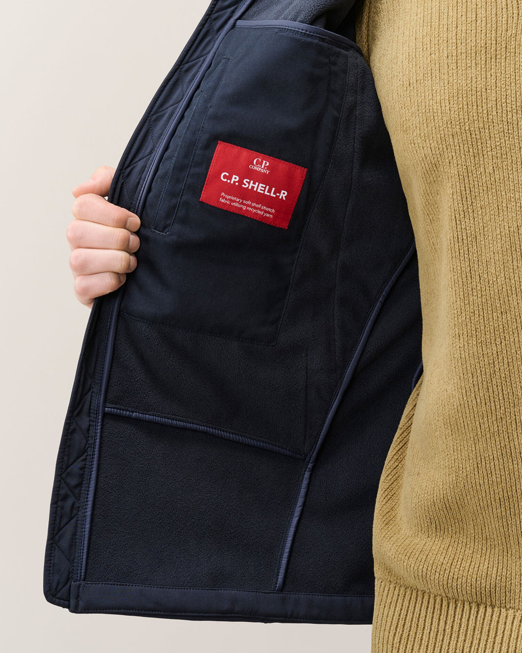 C.P. Company Shell-R Goggle Jacket in Navy