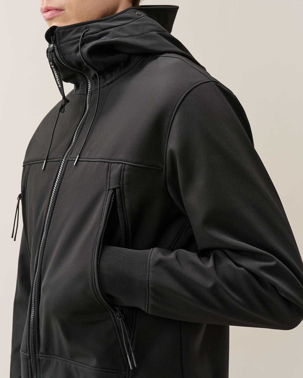 C.P. Company Shell-R Goggle Jacket in Black