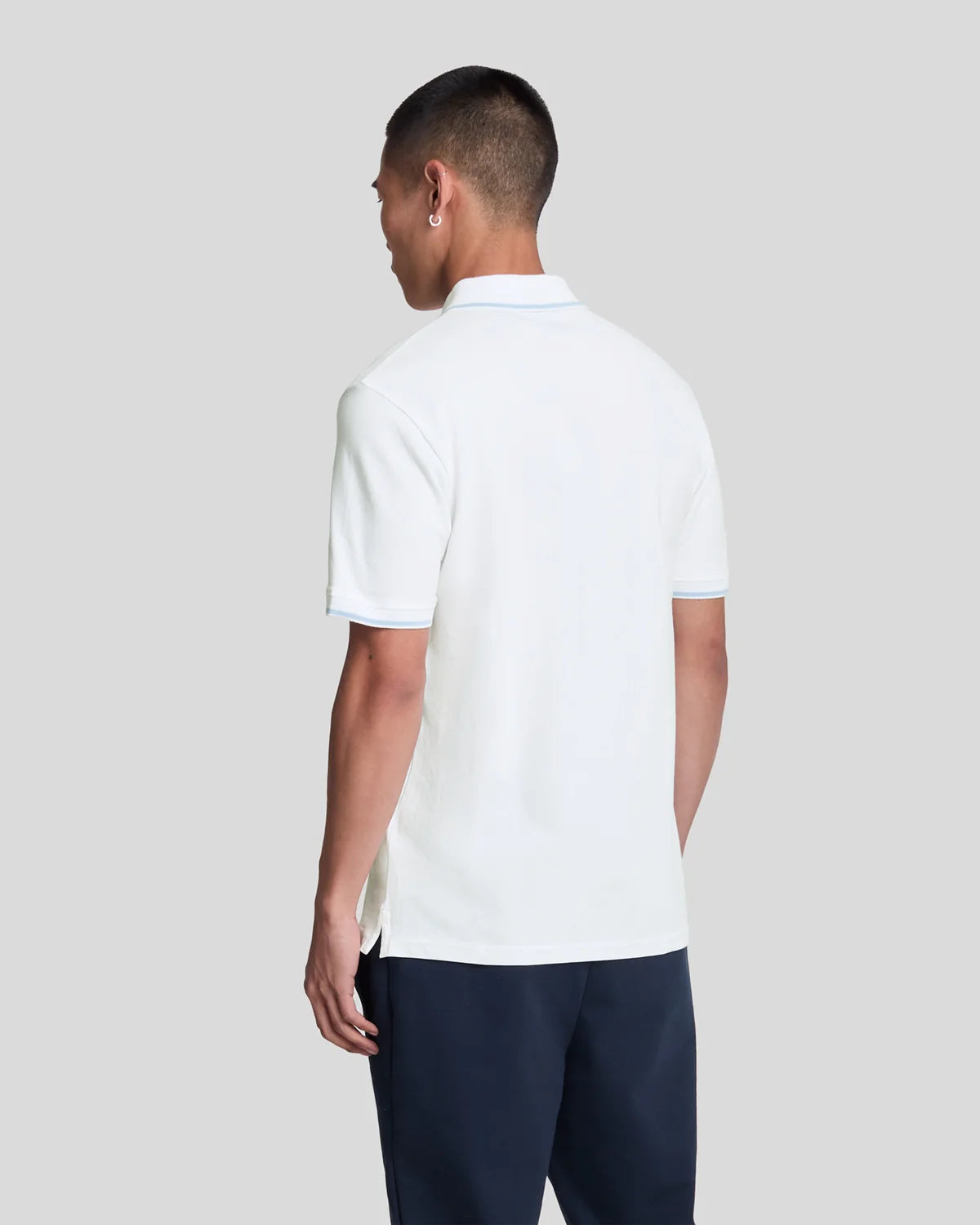 Lyle & Scott Tipped Polo Shirt in White