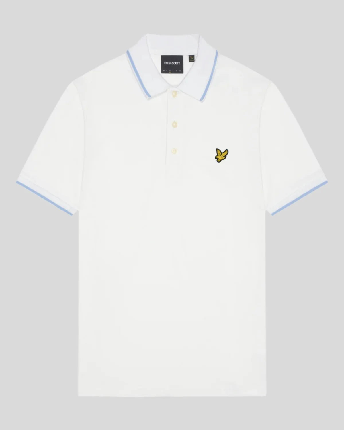 Lyle & Scott Tipped Polo Shirt in White