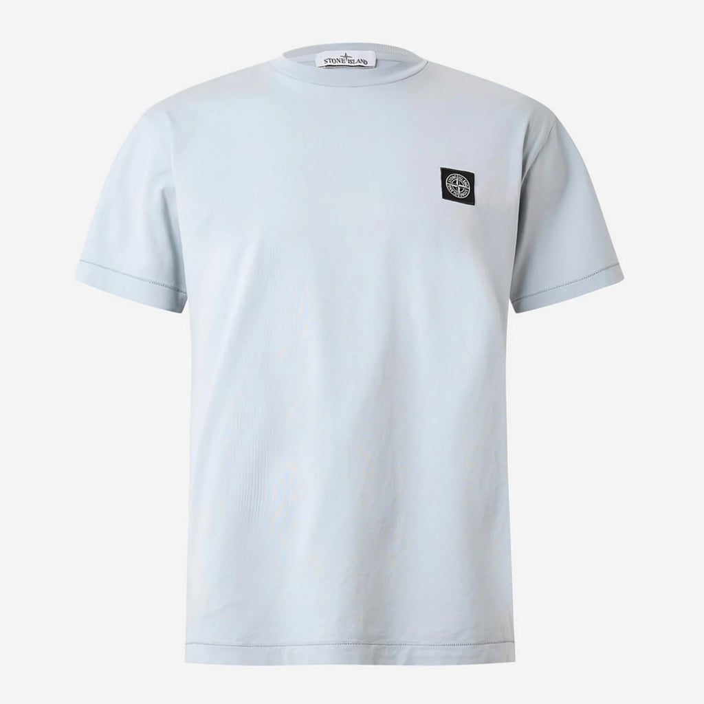 Stone Island Compass Patch T-Shirt in Ash Grey