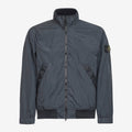 Stone Island Crinkle Reps NY Stand Collar Jacket in Slate Blue