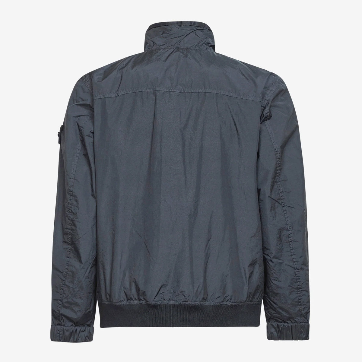 Stone Island Crinkle Reps NY Stand Collar Jacket in Slate Blue