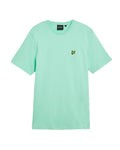 Lyle & Scott Cotton Crewneck T-Shirt in Aquamarine