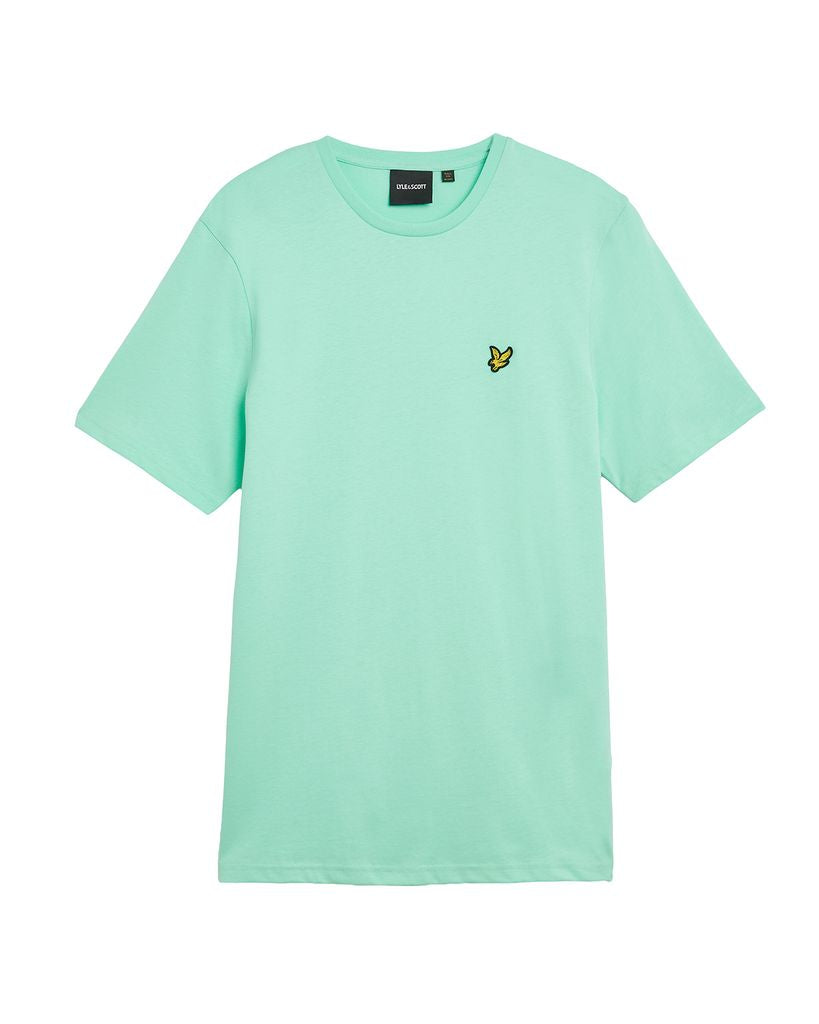 Lyle & Scott Cotton Crewneck T-Shirt in Aquamarine