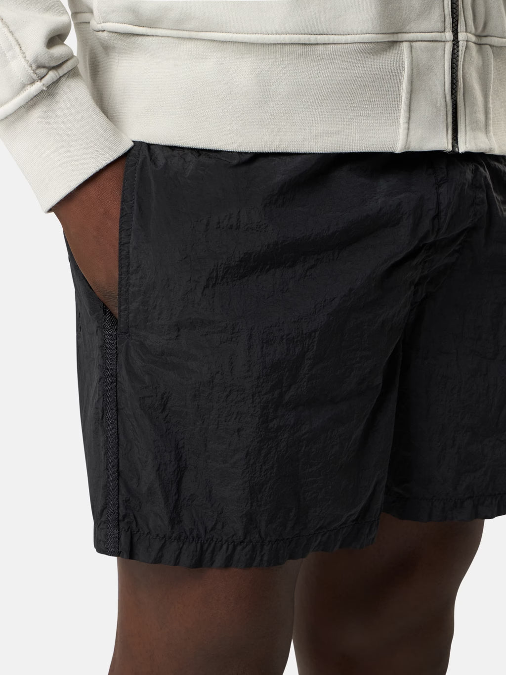 Stone Island Nylon Metal Slim-Fit Swim Shorts in Black