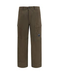 C.P. Company Stretch Sateen Lens Cargo Pants in Ivy Green