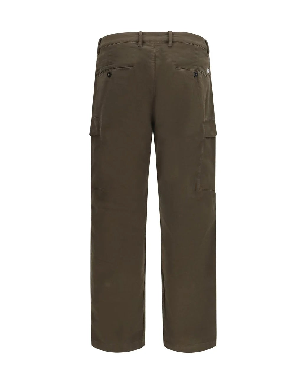 C.P. Company Stretch Sateen Lens Cargo Pants in Ivy Green