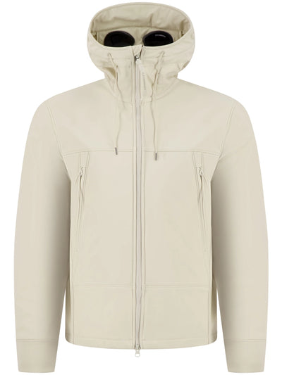 C.P. Company Shell-R Goggle Jacket in Silver Birch