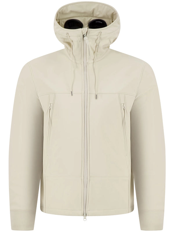 C.P. Company Shell-R Goggle Jacket in Silver Birch
