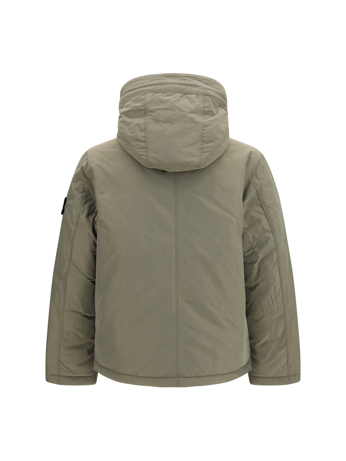 Stone Island Micro Twill Padded Jacket in Military Green