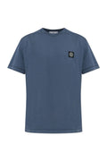 Stone Island Compass Patch T-Shirt in Slate Blue