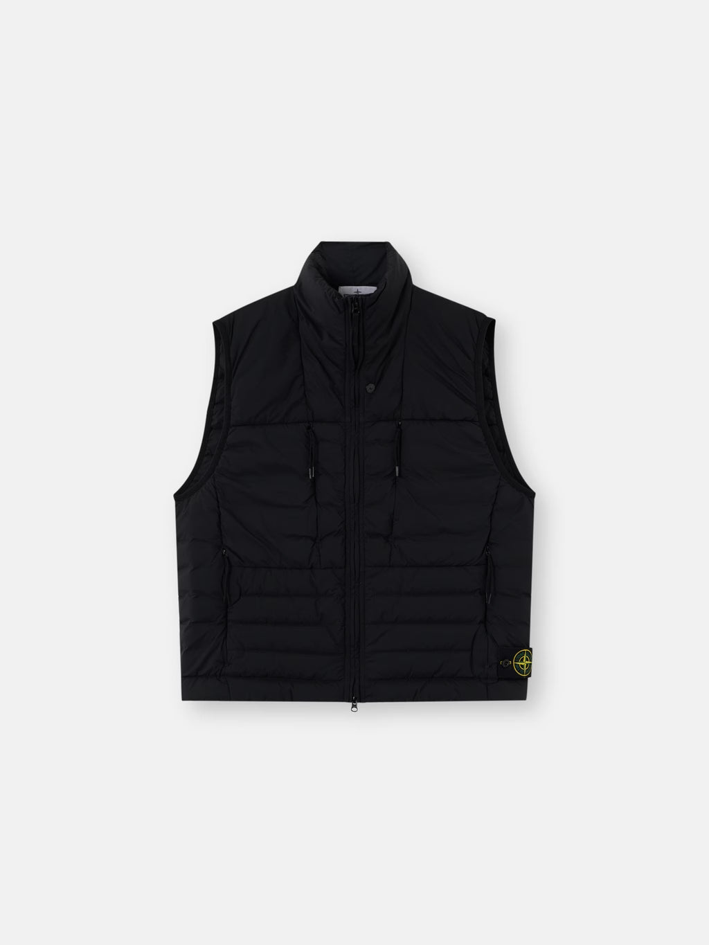 Stone Island Seamless Tunnel Nylon Down-TC Vest in Black