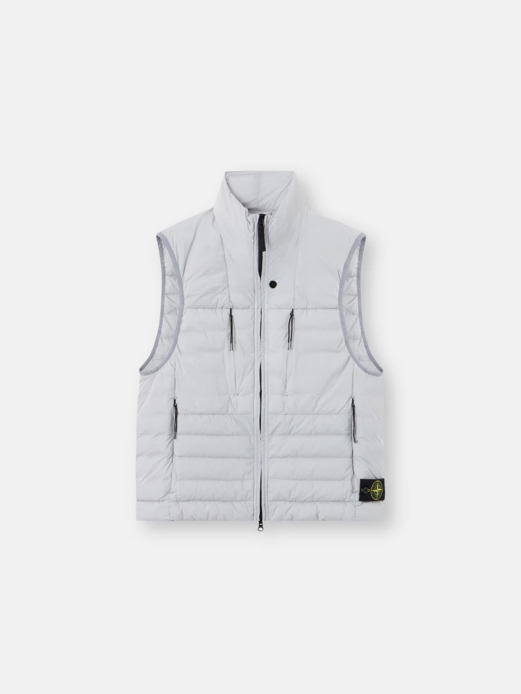 Stone Island Seamless Tunnel Nylon Down-TC Vest in Ash Grey