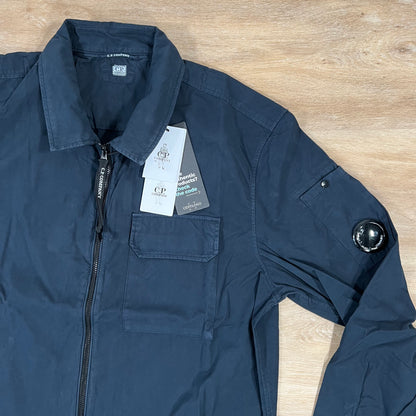 C.P. Company Gabardine Lens Overshirt in Navy