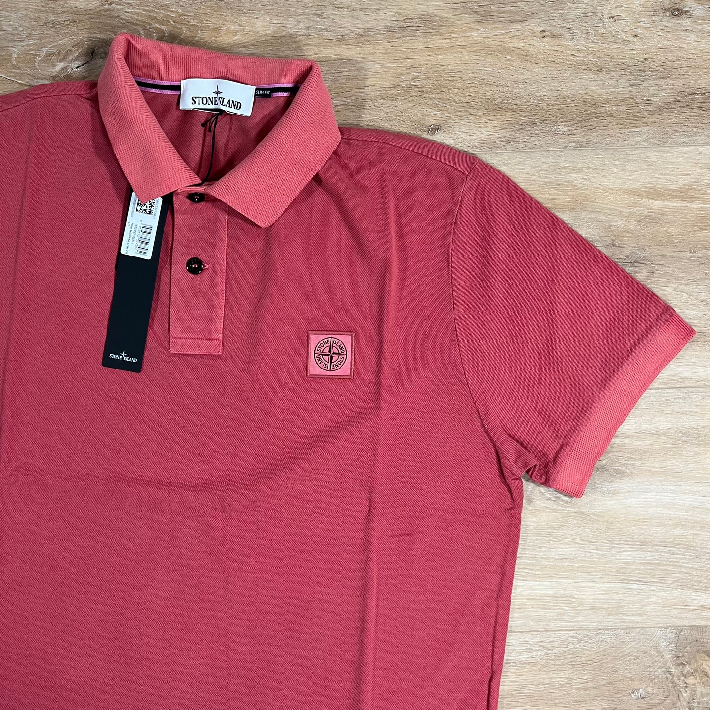 Stone Island Pigment Dye Polo Shirt in Ciclamino