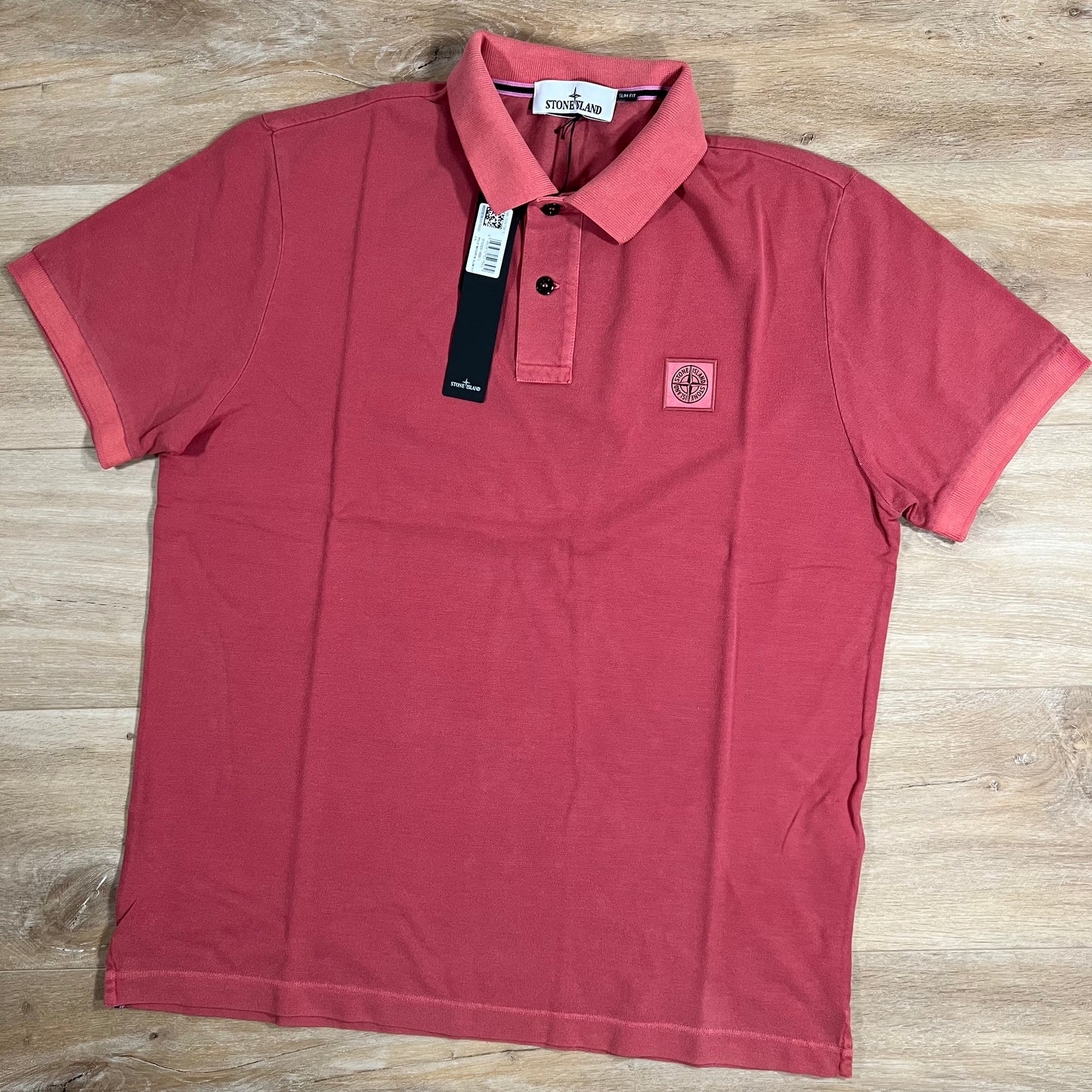 Stone Island Pigment Dye Polo Shirt in Ciclamino