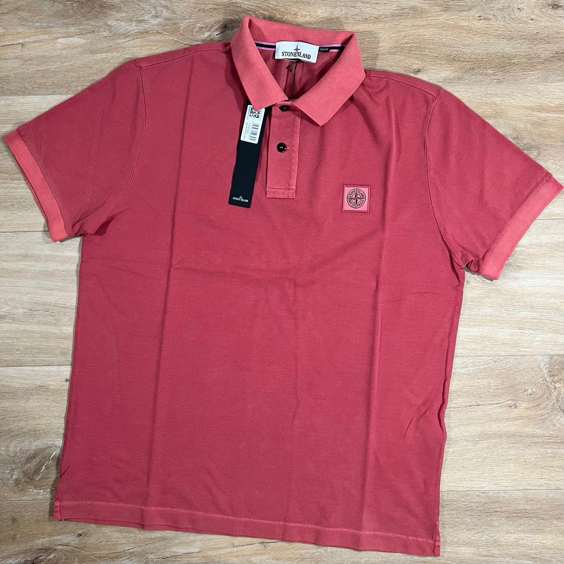 Stone Island Pigment Dye Polo Shirt in Ciclamino – LABEL MENSWEAR