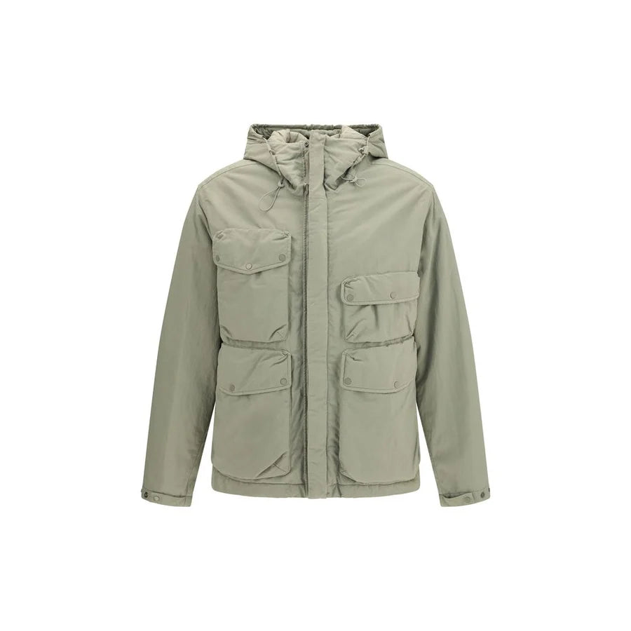 C.P. Company T-Flatt Padded Goggle Jacket in Fallen Rock - Beige